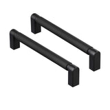 1 x RAW Customer Returns CILEYTION 10 pieces handles for kitchen cabinets, 128 mm hole spacing matt black, kitchen handles black, handles furniture and furniture handles black - RRP €34.98