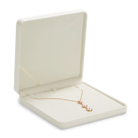 1 x RAW Customer Returns Oirlv White Velvet Large Necklace Box Storage Box Birthday Gift Box for Valentine s Day, Anniversary, Shopping Mall Counter Jewelry Display - RRP €29.99