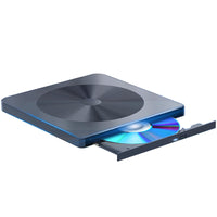 1 x RAW Customer Returns aelrsoch External Blu-ray Player DVD BD Read Write, Portable Blu-ray Player USB 3.0 and Type-C DVD Recorder 4k Ultra High Definition Blu-ray Recorder for PC Win7 8 10 11 PC Notebook PC - RRP €54.44