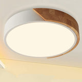 1 x RAW Customer Returns NICEME LED ceiling light wood 24W, neutral light 4500K LED ceiling light, LED lamps ceiling lights for living room bedroom bathroom balcony hallway basement 30Cm - RRP €32.98