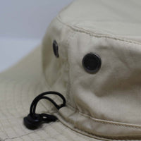 1 x RAW Customer Returns Sun Protection Hat with Flexible Visor Cap for Men Women Beige - UPF 50 - Boonie Hat - Surf Monkey  - RRP €29.95