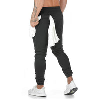 1 x RAW Customer Returns Yageshark Men s Jogging Pants Cotton Fitness Slim Fit Leisure Pants Black M Thin - RRP €27.76