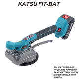 1 x RAW Customer Returns KATSU FIT-BAT 21V Tile Wall Machine Wireless Tile Vibrator with 2 Batteries, Vibrating Hammer, Tiler, 50Kg Adsorption, 5 Speeds, for Tiles up to 1m x 1m - RRP €70.92