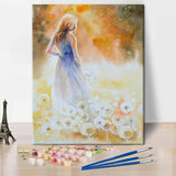 7 x Brand New Beautiful Sitting- Paint by Numbers for Adults Kids Colorful Ballet Girl Women Pictures Oil Painting Kits by Numbers on Canvas Wall Decor for Home Living Room Farmhouse 16 Inx20 In - RRP €49.28