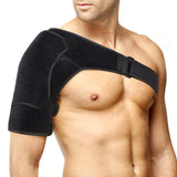 1 x RAW Customer Returns Shoulder Support, Compression Shoulder Brace for Men Women with Upgrade Pressure Pad Adjustable Wrap for Frozen Shoulder Pain Relief - RRP €20.42