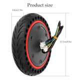 1 x RAW Customer Returns Yungeln Scooter Motor with Solid Tires 36V 350W Motor Compatible for Xiaomi 1S M365 Pro, Pro 2,Mi3 Electric Scooter - RRP €99.72