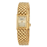 1 x RAW Customer Returns BERNY Gold Watches for Women Updated Ladies Quartz Wristwatches Stainless Steel Band Ladies Small Gold Watch Luxury Casual Fashion Bracelet Tools Included  - RRP €74.86