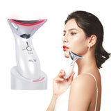 1 x RAW Customer Returns Ms.W Beauty Facial Massager, Hot Cool Facial Lifting Massager Skin Tightening Machine Skin Care Tools, High Frequency Anti-Aging Face Lifting Machine Neck Lifting Firmer Wrinkles - RRP €146.22