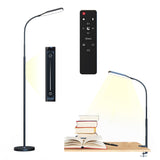 1 x RAW Customer Returns anyts floor lamp dimmable LED floor lamp living room floor lamp with 3 uses as desk lamp floor lamp clampable architect lamp - RRP €36.85