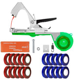 1 x RAW Customer Returns Tying pliers for plants, plant binding machine, binding pliers tape tool hand binding machine for vineyard tomatoes cucumbers, agriculture garden binding machine with 1 box of staples and 20 rolls of tape - RRP €31.25