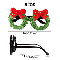 49 x Brand New TIANHOO Christmas Glasses Frames Set, 9 Pieces Christmas Creative Glasses Unisex Glittering Christmas Glasses for Christmas Decoration Children Adults Christmas Photo Booth Props - RRP €534.1