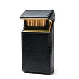 1 x RAW Customer Returns Cigarette box made of silicone, suitable for slim and super slim cigarette boxes, black cigarette box, cigarette case, cigarette case with magnetic closure for men and women - RRP €11.09