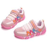 1 x Brand New KVbabby trainers, boys running shoes, children s trainers, girls sports shoes, Velcro fastening, trekking hiking shoes, tennis shoes, indoor shoes, leisure shoes, 37 EU, pink - RRP €26.99