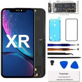 1 x RAW Customer Returns Fixerman Display for iPhone XR LCD Replacement Screen 6.1 inch LCD Display 3D Touch Digital Screen Frame Glass Screen Kit Complete with Tool Kit - RRP €35.2