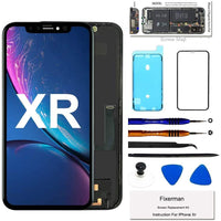 1 x RAW Customer Returns Fixerman Display for iPhone XR LCD Replacement Screen 6.1 inch LCD Display 3D Touch Digital Screen Frame Glass Screen Kit Complete with Tool Kit - RRP €30.16