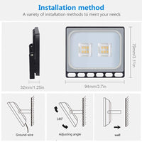 1 x RAW Customer Returns 10W LED Spotlight, Waterproof IP65 Outdoor Floodlight with Plug, 800LM Warm White 3000K, Super Bright Wall Light Security Light for Garden, Patio, Terrace, Square, Factory - RRP €15.98