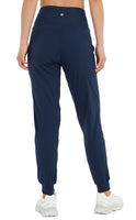 1 x Brand New Lulucheri Women s Jogging Bottoms V Cross Waist Training Trousers Sports Trousers with Pockets Women Sweatpants Lounge Trousers for Jogging Sports Running Yoga Chalk Blue, XXL  - RRP €27.6