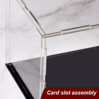 1 x RAW Customer Returns sourcing map Acrylic Clear Display Case Box Dustproof Protection Cube Collectible Exhibition Box 30x25x20cm - RRP €36.35