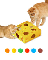 2 x Brand New THIMOONS Cat Toys Interactive 16 Hole Mouse Whack-A-Mole Cat Toys Self-Entertainment Funny Cardboard Design Intelligence Toys for Cats - RRP €40.8