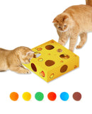 2 x Brand New THIMOONS Cat Toys Interactive 16 Hole Mouse Whack-A-Mole Cat Toys Self-Entertainment Funny Cardboard Design Intelligence Toys for Cats - RRP €40.8