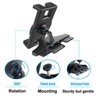 1 x RAW Customer Returns Stable CD slot car tablet holder, woleyi CD player car tablet mobile phone holder with full rotation for iPad Pro 9.7, 10.5, 11 Air Mini 5 4 3 2, Samsung Galaxy Tabs, iPhone, other 4-11 inches - RRP €31.99