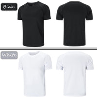 1 x RAW Customer Returns Cimic Pack of 5 Sports T-Shirts Men s Functional Shirt Sports Shirt Men s Short Sleeve T Shirt Breathable Training Shirt Men Fitness Gym Running Shirt Hiking Shirt Men Set 510-Black White Green Navy Red-XL  - RRP €39.19