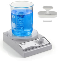 1 x RAW Customer Returns HYCC Magnetic Stirrer, Magnetic Mixer 3000 RPM, Stirring Plate Max Liquid Stirring 3 Liters, Laboratory Stirrers with Stir Bar and Stir Bar Retriever - RRP €39.79