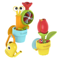 1 x RAW Customer Returns 40218 - YOOKIDOO Jardin ph m re - Baby Bath Toy on the Theme of the Garden - Bath and Shower Game - Watering Can, Snail, Flowers - Baby Gift from 18 Months - RRP €32.25