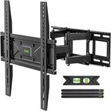 1 x RAW Customer Returns USX-MOUNT TV wall mount swiveling and tilting for 32-70 inch LED, OLED, Plasma TV, universal TV wall mount with ultra-strong double arm, TV mount max VESA 400x400mm up to 45kg - RRP €36.29