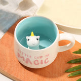 1 x RAW Customer Returns 3D Unicorn Mug Made of Ceramic, Unique Handmade Unicorns Coffee Mugs, Christmas Gift for Birthdays, Women, Girls, Girlfriend Unicorn  - RRP €16.8