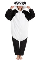 1 x RAW Customer Returns Women s Winter Tracksuit Giant Plush Animal Unisex Pajamas with Hood and Back and Front Zip Complete Women s Tracksuit Suitable as a Carnival Costume or Family Christmas Pajamas Cow, L  - RRP €22.51