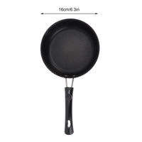 1 x RAW Customer Returns Omelette pan, small frying pan, non-stick egg pan with healthy coating, egg frying pan, small pan for cooking, stainless steel pan for induction, ceramic and 16CM  - RRP €17.99