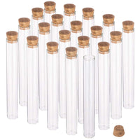 1 x RAW Customer Returns BENECREAT 15 Pack 40ml Clear Glass Bottle with Cork for Crafts Wedding and Party Decoration 16x2cm - RRP €18.73