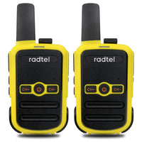 1 x RAW Customer Returns Radtel RT12 Rechargeable Walkie Talkies for Adults Long Range Handheld License Free PMR 446 Radio 16CH Handsfree VOX for Camping Hiking Yellow  - RRP €29.99