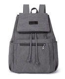 15 x Brand New Unisex canvas backpack, capacity 20-35 liters, can hold 13 inch laptop backpack, suitable for leisure, travel, university, school, business backpacks Gray - RRP €414.0