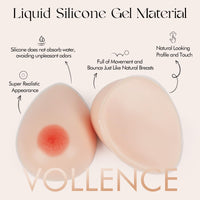 1 x RAW Customer Returns Vollence H Cup Silicone Breast Forms False Breasts Artificial Fake Breast for Mastectomy Prosthesis Transgender Transvestite Crossdresser Drag Queen Cosplay CD - RRP €96.98