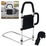 1 x RAW Customer Returns Kaucytue Bed Rail for Elderly with Removable Reinforced Small Armrest Storage Bag, Portable Adjustable Bed Riser, Grab Bars for Seniors - RRP €60.49