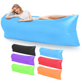 1 x RAW Customer Returns KEEPAA Inflatable Sofa Camping Lounger Inflatable Sea Bed for Travel Beach Musical Picnics Parties - Waterproof Anti Air Leaks Blue  - RRP €21.58