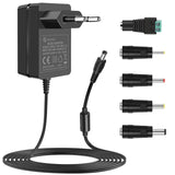 1 x RAW Customer Returns Gonine 18V Power Supply Adapter, 18 Volt 1A Wall Charger with 5 Interchangeable Connectors for 18volt 1A 0.9A 0.8A 0.7A 0.6A 0.5A 0.4A 0.3A 0.2A 0.1A Equipment - RRP €16.72