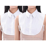 15 x Brand New Vcindai Women s Fake Collar Detachable Collar Insert Blouse Collar Insert Stand-Up Collar White white, One Size  - RRP €414.0