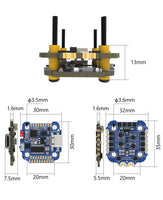 1 x RAW Customer Returns SpeedyBee F7 Mini Flight Controller Stack 3-6S 20x20mm Built-in Bluetooth Drone Stack with 35A BLHeli S 4 in 1 ESC Support Wireless Tuning for 2-4 inch FPV Drone - RRP €169.25