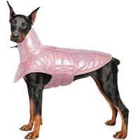 1 x RAW Customer Returns Hjumarayan Dog Coat - Outdoor Dog Coat for Small Dogs Winter Coat Dog Waterproof and Warm Dog Coat with Harness Opening, Dog Coat Lined Dog Jacket Small Dogs Pink S  - RRP €25.94