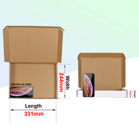 1 x RAW Customer Returns HORLIMER Pack of 25 maxi letter boxes 350x250x50mm DIN A4 white maxi letter shipping box for DHL DPD GLS Hermes goods shipment, book shipment, gift box - RRP €33.99