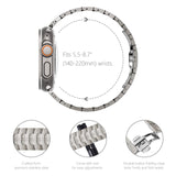 1 x RAW Customer Returns NewWays 49mm 45mm 44mm 42mm Compatible with Apple Watch Titanium Strap,Titanium Grade 2 Link Bracelet Metal Replacement Straps for Ultra 2 Ultra,Series 9 8 7 6 5 4 3 2 1 SE,Titanium - RRP €55.45