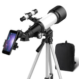 1 x RAW Customer Returns OYS Telescope, Telescope for Adults and Children, 70 mm Aperture 400 mm Refractor Telescope for Astronomy Beginners, Portable Telescope Backpack - RRP €131.09