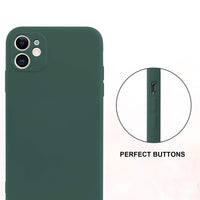 1 x Brand New IMIKOKO Protective Case for iPhone 11, Matte Silicone Protective Case, Slim Thin Shockproof Rubber Bumper Anti-Scratch Protective Case - RRP €20.4