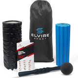 1 x RAW Customer Returns ELVIRE fascia roller for deep massage - includes foam rollers, massage roller soft for trigger points, fascia ball massage ball , foot roller - for back, legs, feet, neck plantar fasciitis - RRP €34.99