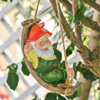 1 x RAW Customer Returns TERESA S COLLECTIONS Garden Gnomes Garden Decoration for Outdoors 18cm Lying Gnome Garden Figure Made of Hammock Resin Waterproof Garden Gnome Figure GNOME Garden Decoration Gifts for Women - RRP €21.4