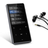 1 x RAW Customer Returns HIFI WALKER M7-128GB MP3 Player with Bluetooth 5.0, 2.4 inch touchscreen music player with speaker, mini voice recorder with headphones, touch buttons, photo browser, e-book-black - RRP €50.41