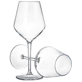 1 x RAW Customer Returns Dicunoy 4 Pack Plastic Wine Glasses, Unbreakable Red Wine Glasses, 420ml Tritan Wine Glasses for Outdoors, Hard Plastic Cups Glassware, Reusable, BPA-free, Dishwasher Safe - RRP €23.99